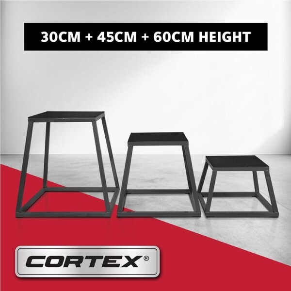 CORTEX Steel Plyo Box Set 30/45/60cm