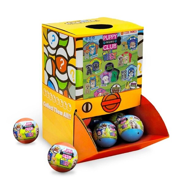 40X Puppy Club The Best Home Toy Capsules 50mm Collectible Gacha in Display Box