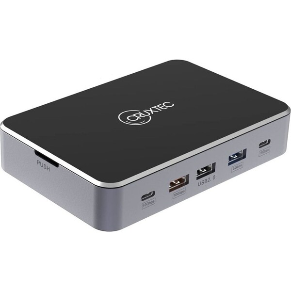 Cruxtec Universal 14-in-1 USB-C Multifuctional Dock Station w/ SSD Enclosure