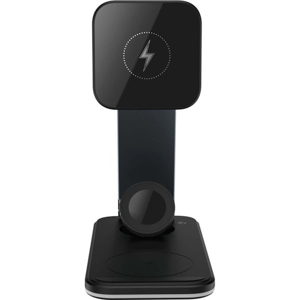 Rockrose Airwave Neo Dual Mode 3-in-1 Folding Wireless Charging Stand BLK