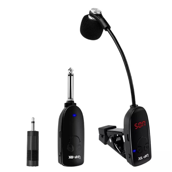Professional Wireless Saxophone Microphone System for Trumpet Sax Instrument js