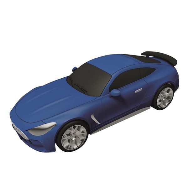 Carrera GO!!! 1:43 Scale AMG Mercedes GT Hyperblue Magno Slot Car Model