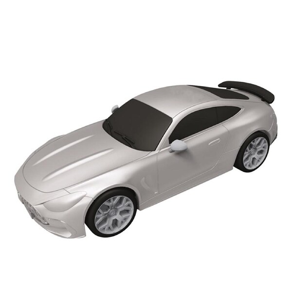 Carrera GO!!! 1:43 Scale AMG Mercedes GT Selenite Gray Slot Car Model
