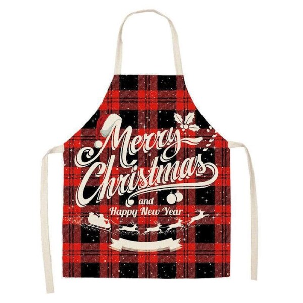 Nevenka Christmas Kitchen Cooking Aprons Baking Grilling Aprons-A11 55X68CM