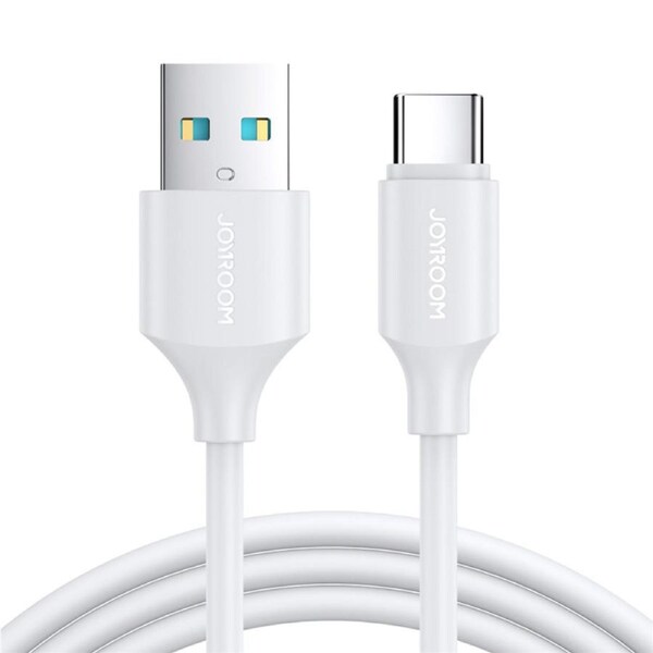 Nevenka USB A to Type C Cable 3A Fast Charging for Samsung Galaxy S20 S10-White 0.25m