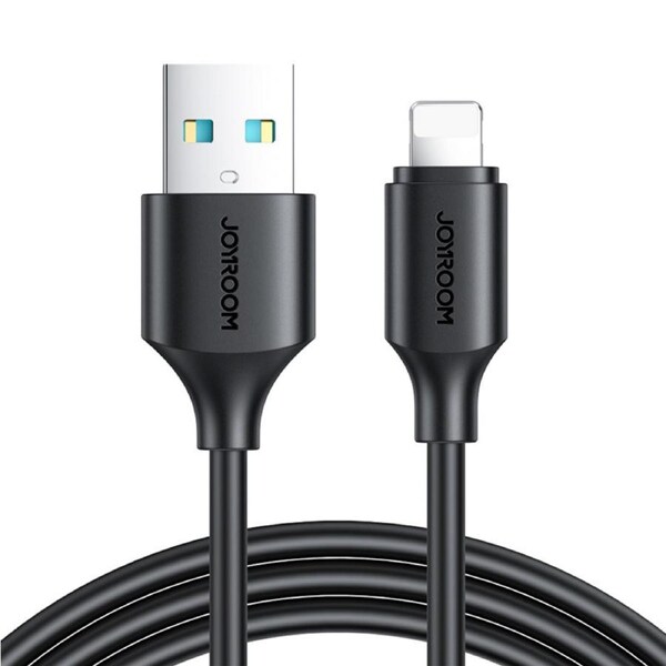 Nevenka USB A to Lightning 2.4A Fast Charging Cable for iPhone 14 13 Pro Max iPad-Black 0.25m