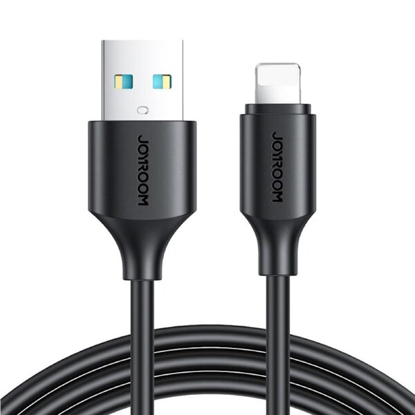 Nevenka USB A to Lightning 2.4A Fast Charging Cable for iPhone 14 13 Pro Max iPad-Black 1m