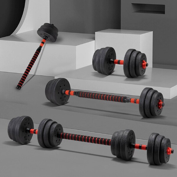 ProPulse 20KG Adjustable Dumbbell Barbell Set Home Gym Weights Exercise
