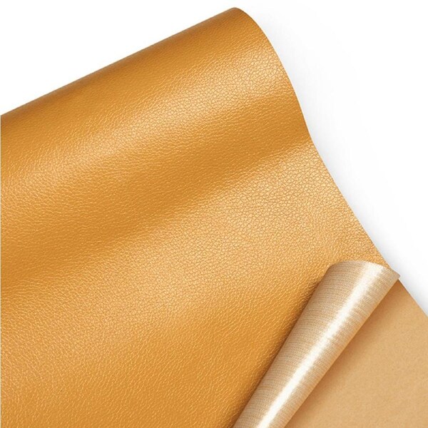 Self Adhesive Leather Repair Patch Couch Sofa Car Seat Chair Renovation Sticker 50cmX137cm (6 Colours) Khaki