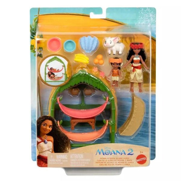 Disney Moana 2 Moana and Simea Village Home Playset