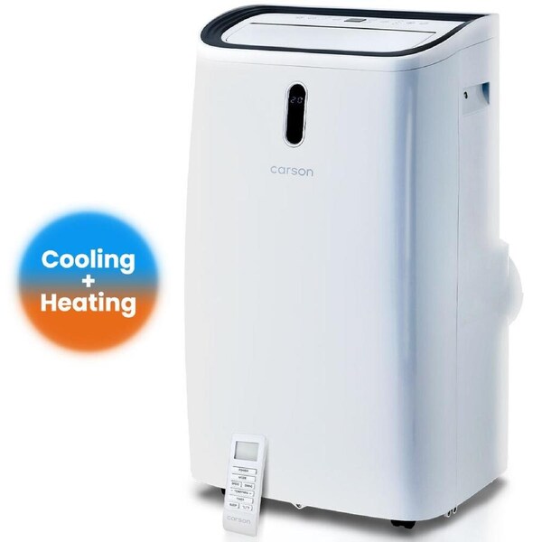 CARSON 4.7kW Portable Air Conditioner and Heater, with Dehumidifier Mode & Fan Cooler
