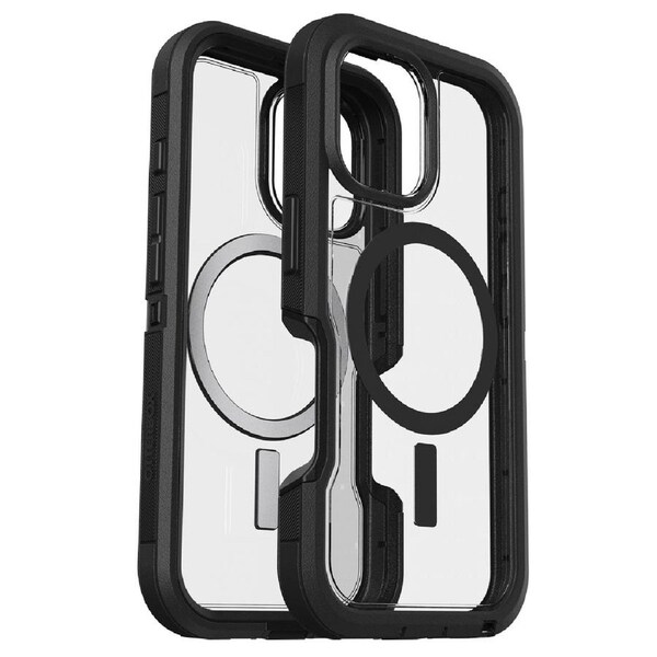 OtterBox Defender XT MagSafe Apple iPhone 16 Pro Max (6.9") Case Clear/Black - (77-96124), DROP+ 7X Military Standard,Multi-Layer, 7 Years Warranty