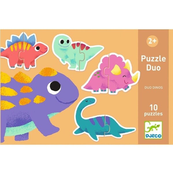 Djeco - Dino Duo Puzzles