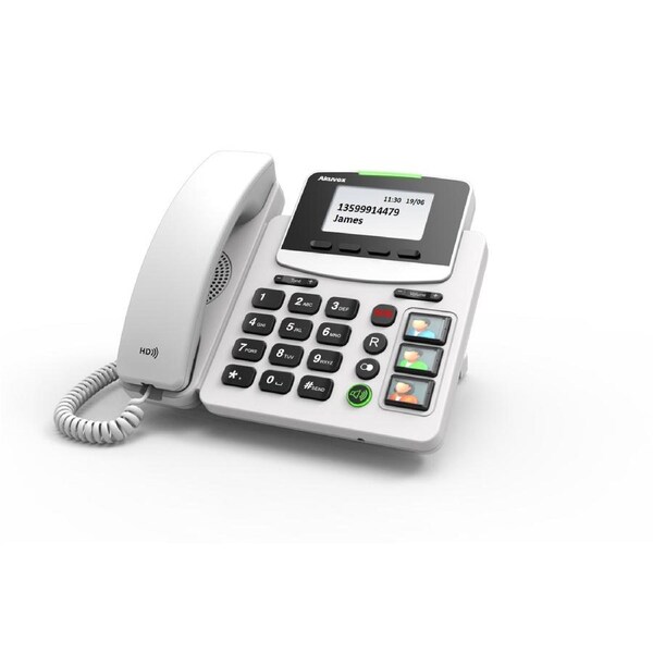 Akuvox SP-R15P Big Button IP Phone, 1 SIP Line, HAC, Supports PoE, Power Supply not included SP-R15P