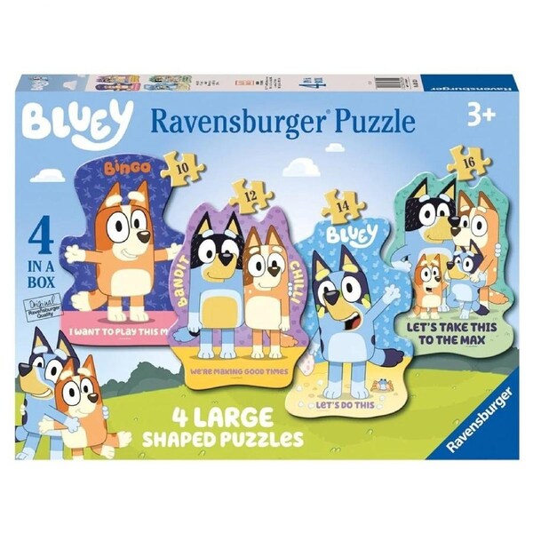 Ravensburger - Bluey Shaped Puzzles 12/16/20/24 Piece