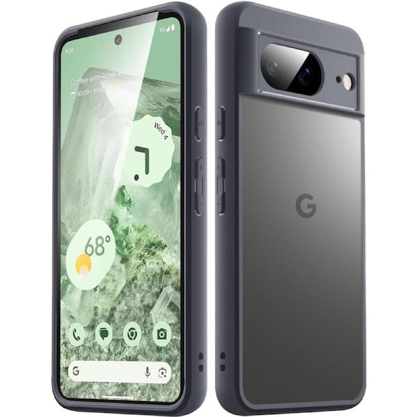 JETech Matte Case for Google Pixel 8 6.2-Inch 2023, Frosted Translucent Back Protective Slim Phone Cover, Anti-Fingerprints (Hazel)