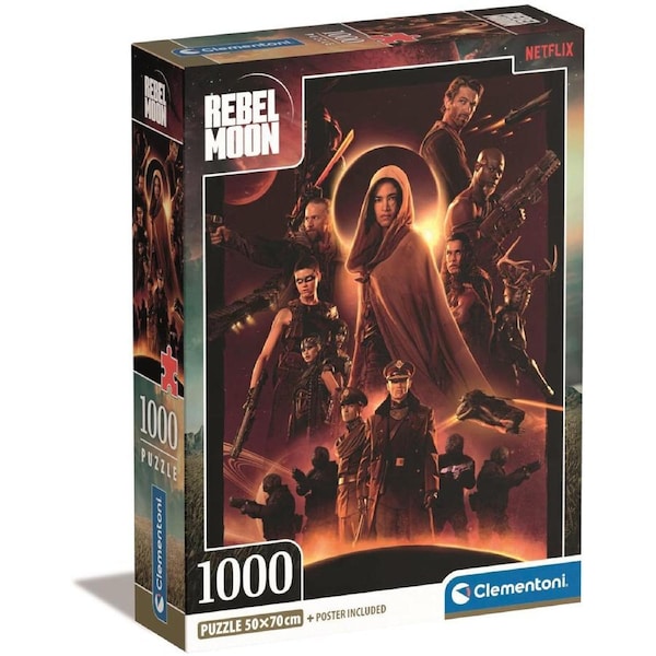 Clementoni Puzzle Netflix Rebel Moon Compact 3 1000 Piece Puzzle