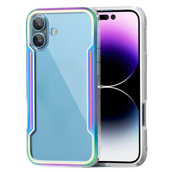 Soka Metal Case (Suits iPhone 16 Plus) - Rainbow