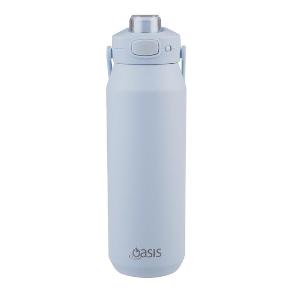 Oasis Capri Stainless Steel Ceramic Lined Drink Bottle 750ml - Periwinkle