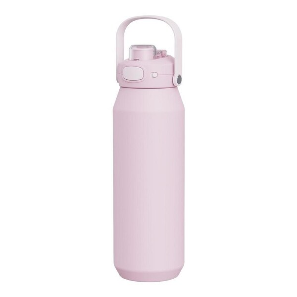 Oasis Capri Stainless Steel Ceramic Lined Drink Bottle 750ml - Pink Lemonade