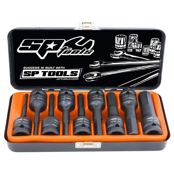 SP Tools 9 Piece 1/2" Drive Inhex Impact Socket Set Metric - SP20370