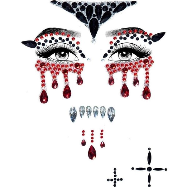 Vampire Adhesive Face Jewels