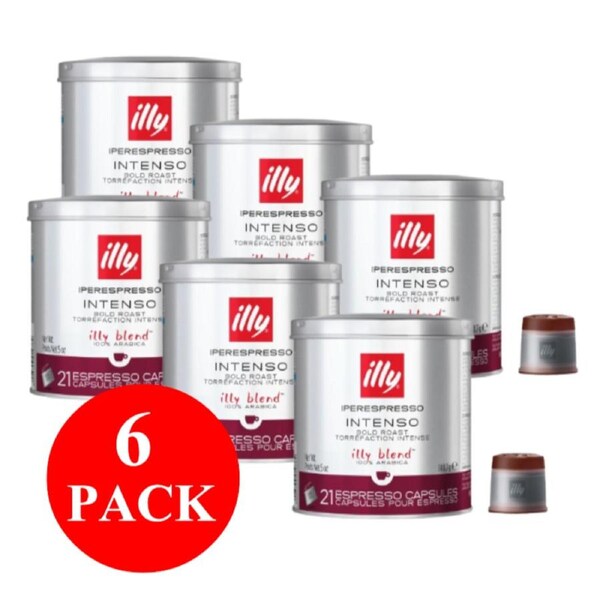 6 x illy Intenso Iperespresso Capsules 21ps 140g