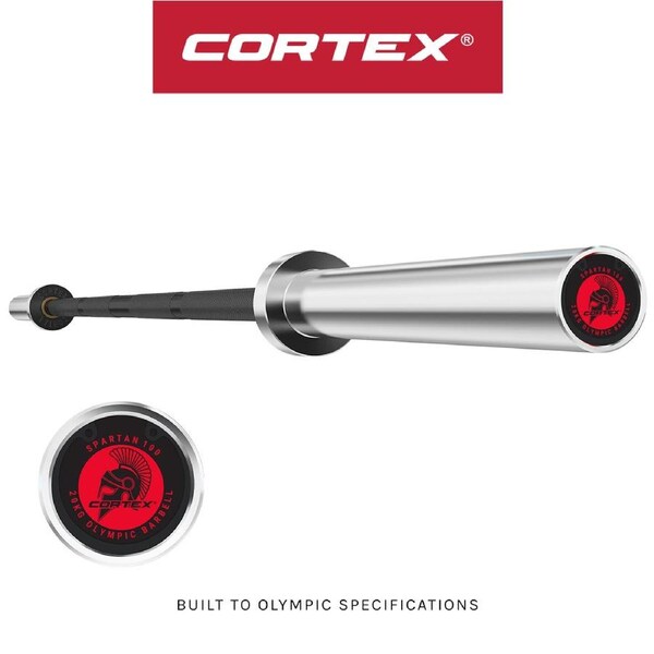 CORTEX Spartan 100 Olympic Barbell Only (Black Oxide)
