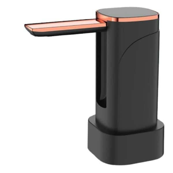 Water Bottle Pump, USB Charging Automatic Drinking Water Pump Portable Electric Water Dispenser Wat-black