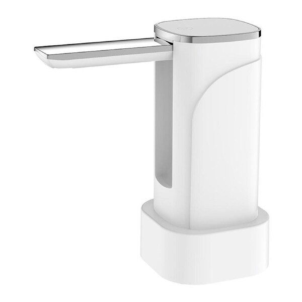 Water Bottle Pump, USB Charging Automatic Drinking Water Pump Portable Electric Water Dispenser Wat-white