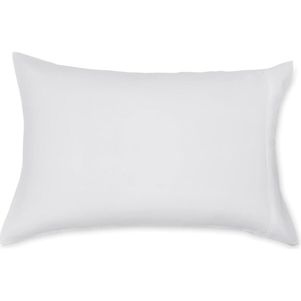 1x Premium 100% Cotton White Pillow Filled Durable Soft Standard - 48x74cm