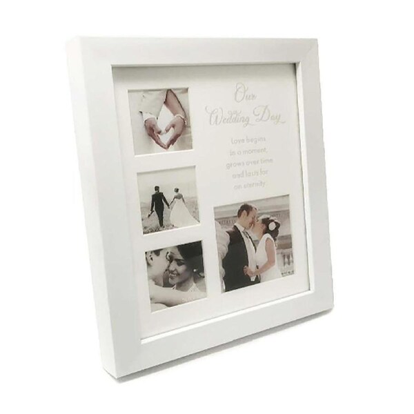 Our Wedding Composite Wooden Picture/Photo Frame Home/Room Decor 21x24cm