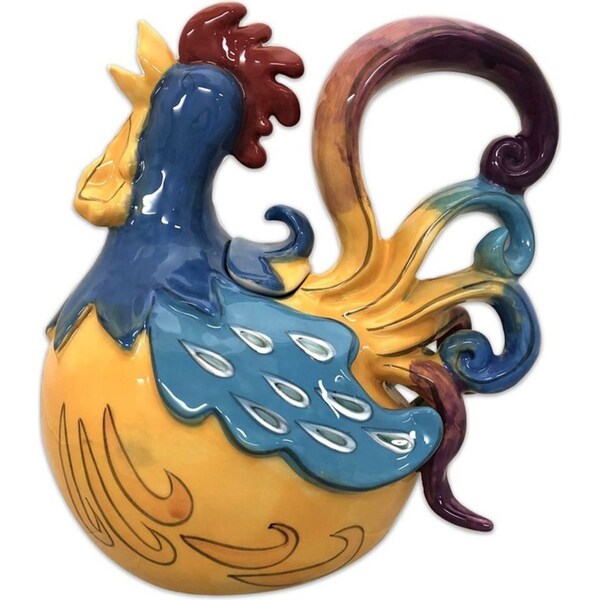 Gabby Glee Teapot Decorative Coffee/Tea Container w/ Handle Stoneware 20cm