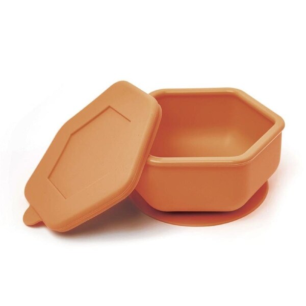Tiny Twinkle - Silicone Suction Bowl and Lid Sets - Cinnamon