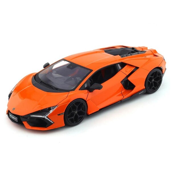 Maisto 1:18 Scale Lamborghini Revuelto Orange Car Model Die Cast Metal Plastic