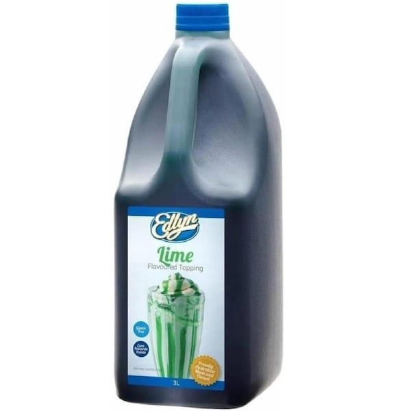 Edlyn Lime Topping 3L Milkshakes Ice Cream Bulk