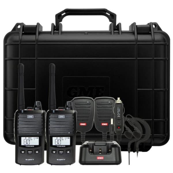 GME TX6165TP 5W UHF Handheld Twin Pack - Black