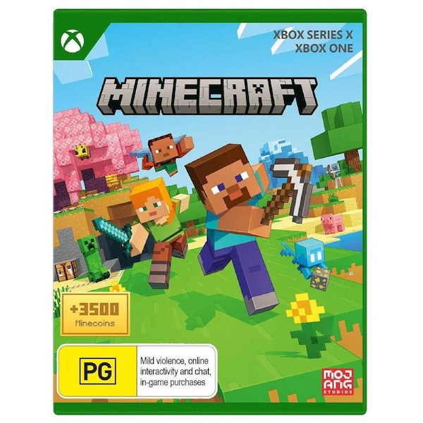 Minecraft + 3500 Minecoins Bundle (Xbox Series X, Xbox One)