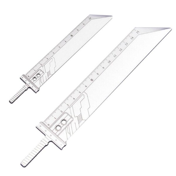 Final Fantasy VII Remake Buster Sword Metal Ruler Set