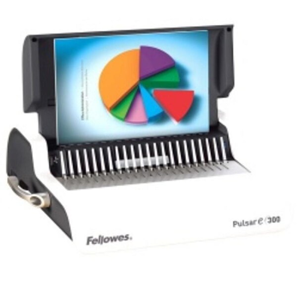 Fellowes Pulsar 300E Electric Binding Machine, Professional Document Binding, Office Comb Binder, Ideal for Reports, Presentations, and Manuals, Efficient and User-Friendly Binding Machine
