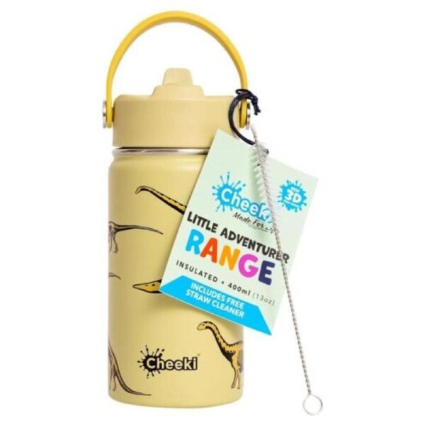 Cheeki Insulated Kids Botte 400ML Dinosaur