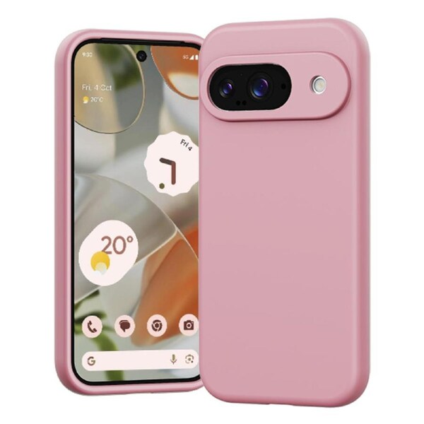 ZUSLAB Case for Google Pixel 9 Case Premium Liquid Silicone Full Body Protective Shockproof Slim Anti-Scratch Phone Cover (2024) - Pink