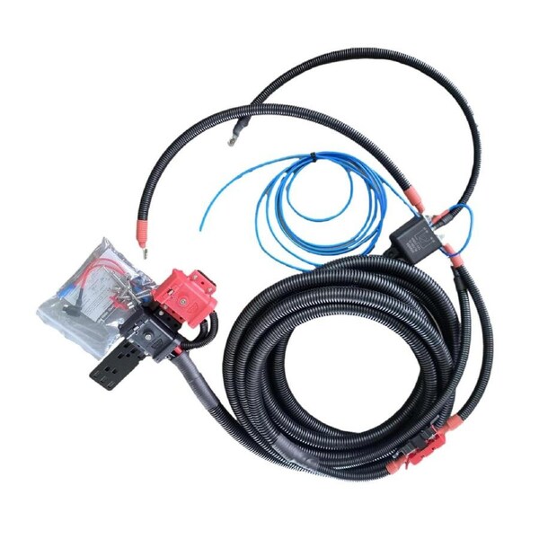 Blue Bar 6 B&S x 6.5m Power Lead with Ign Relay and 2 x Anderson Connectors