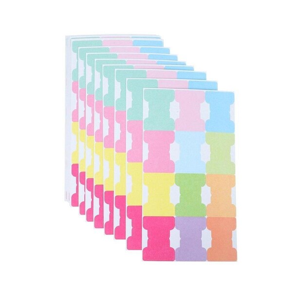 40Sheets Macaron Colour Writable Blank Journal Index Label Morandi Stickers Set