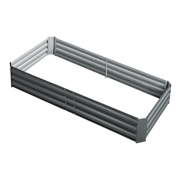 Galvanised Steel Raised Garden Bed Instant Planter 210 x 90 Alumini Herb Flowers