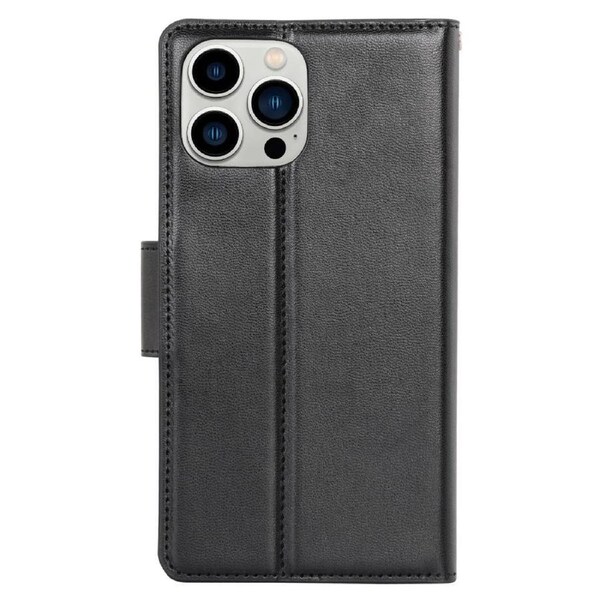 Soka Hanman Wallet Case (Suits iPhone 16 Pro) - Black
