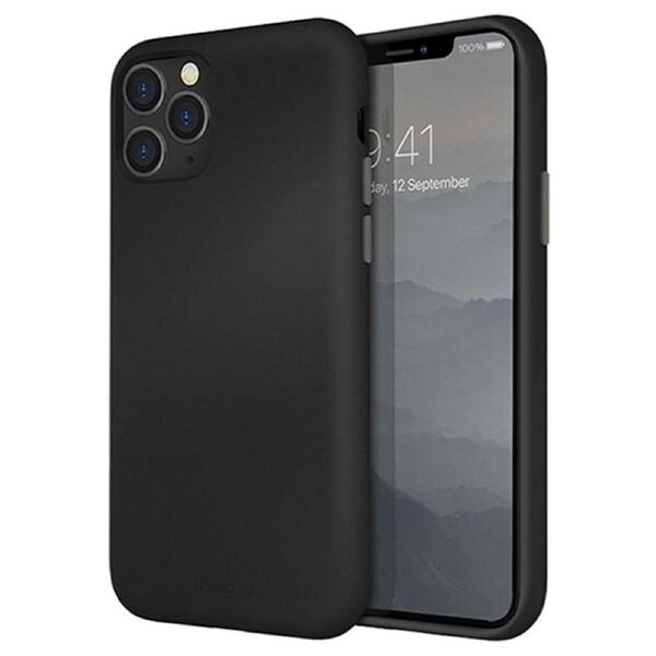 UNIQ Lino Hue Case (Suits iPhone 11 Pro Max) – Black