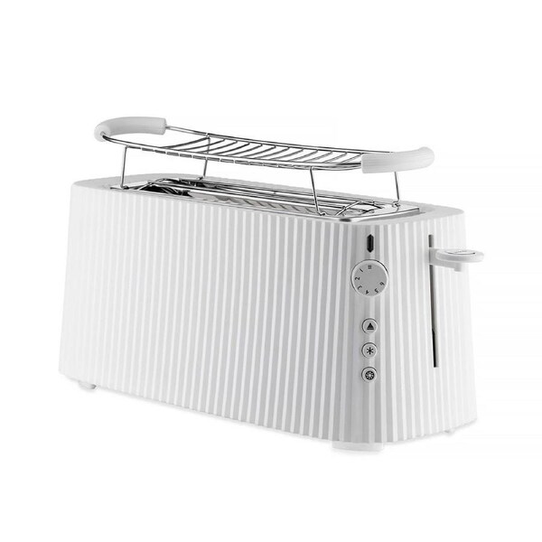 Alessi Plissé Large Toaster - White