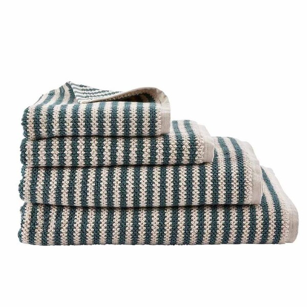 Neale Whitaker Textured Towel Collection - Ocean Natural - Bath Mat