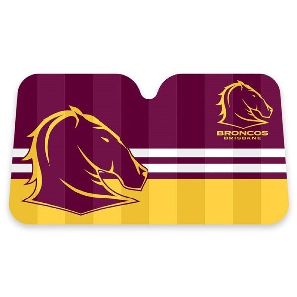 NRL Car Sunshade - Brisbane Broncos - 130cm x 70cm